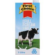 FIRST CHOICE MILK UHT FULL CREAM 1L