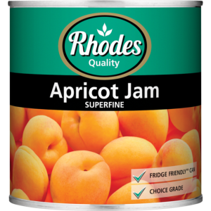 RHODES JAM SUPERFINE APRICOT 900GR