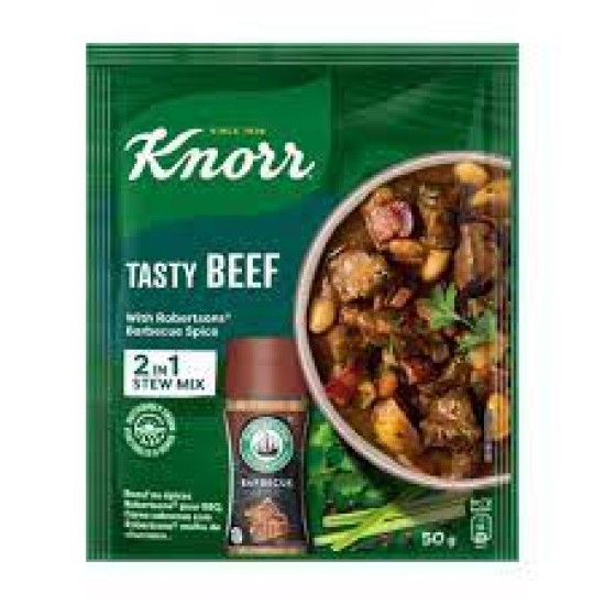 KNORR TASTY STEW MIX BEEF 50GR