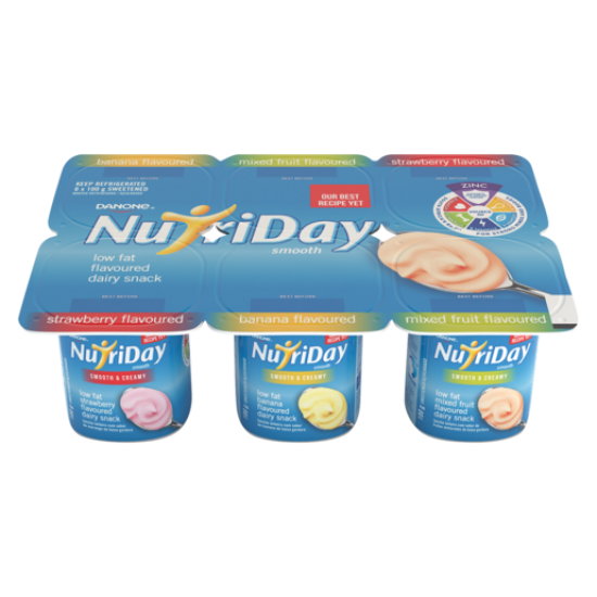 NUTRIDAY D/SNK SM STR/MXFRT/BAN 6X100GR