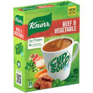 KNORR CUP A SOUP LITE BEEF&VEGET 4EA