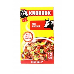 KNORROX STOCK CUBES BEEF 12EA