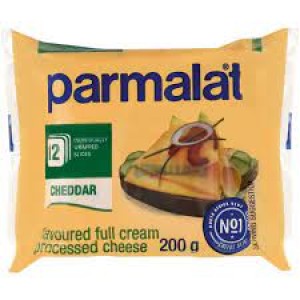 PARMALAT CHEDDAR CHS SLICED PROC 200GR