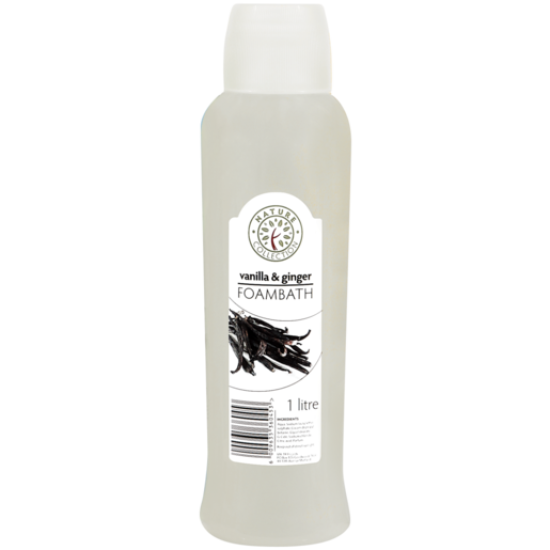 NATURE COLLECTN FOAM BATH VAN&GINGER 1L