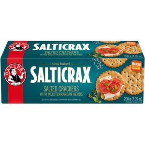 BAKERS SALTICRAX MEDITERANEAN HERB 200GR