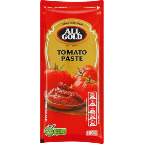 ALL GOLD TOMATO PASTE ORIGINAL 100GR