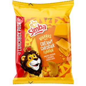 SIMBA POTATO CHIPS CREAMY CHEDDAR 4X25GR