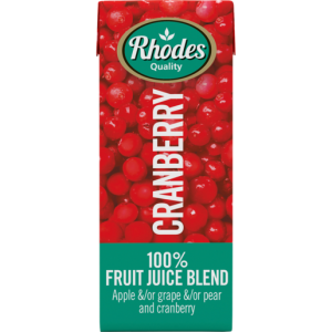 RHODES 100% F/J BLN CRANBERRY 200ML