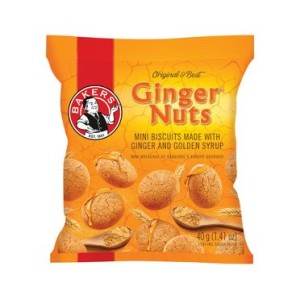 BAKERS MINI GINGERNUTS 40GR