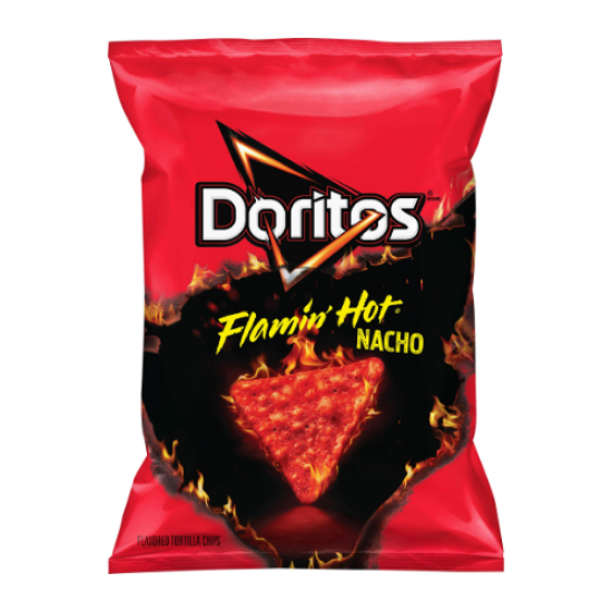 DORITOS FLAMIN HOT NACHO CHEESE 145GR